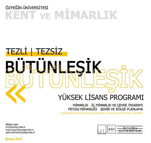Özyegin Üniversitesi Mimarlık ve Tasarım Fakültesi...
