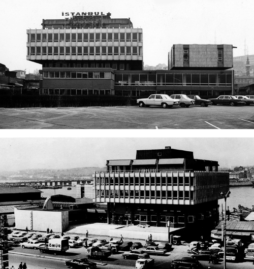 İstanbul Ticaret Odası Binası, Haliç ve kara yönünden görünüşler.